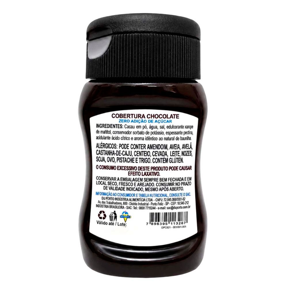 Cobertura Du Porto Zero Sabor Chocolate 185g-2-